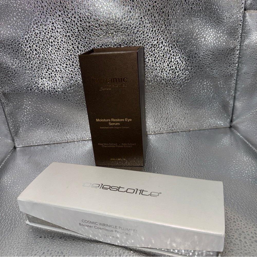 Dynamic Moisture Restore Eye Serum and Cosmic Wrinkle Plumper Booster